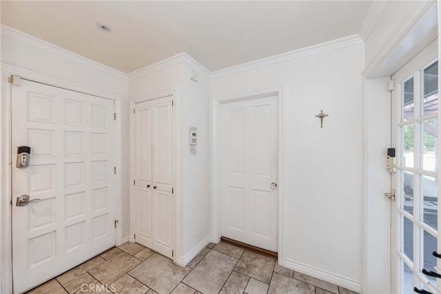 645 W Foothill Blvd, Arcadia, CA 91006 - entryway with ornamental molding and baseboards