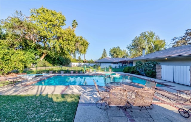 645 W Foothill Blvd, Arcadia, CA 91006 - view of swimming pool with a patio