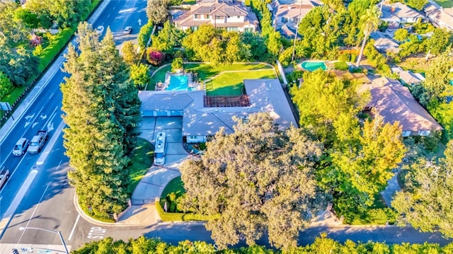 645 W Foothill Blvd, Arcadia, CA 91006 - aerial view of a pool area