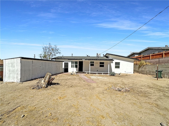 view of rear view of house