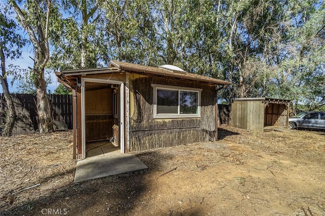 view of outbuilding