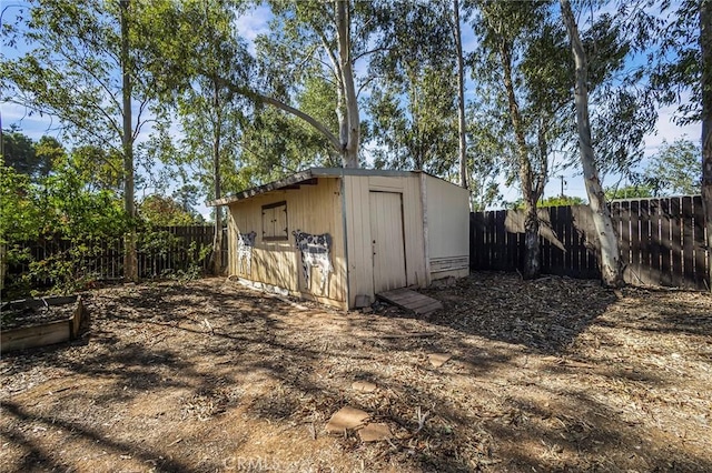 view of outbuilding