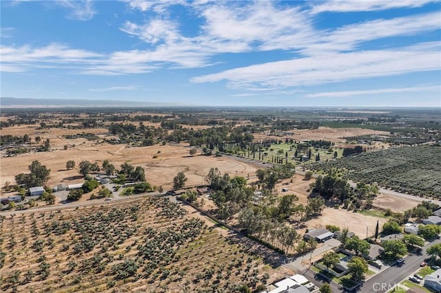 drone / aerial view featuring a rural view