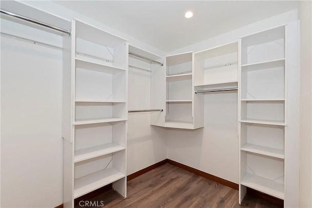 1285 N State Highway 173, Lake Arrowhead, CA 92352 - walk in closet with dark wood-style floors