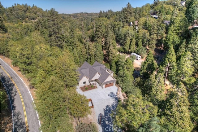 1285 N State Highway 173, Lake Arrowhead, CA 92352 - view from above of property featuring a heavily wooded area