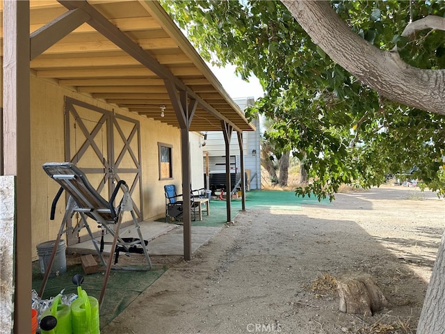 view of patio