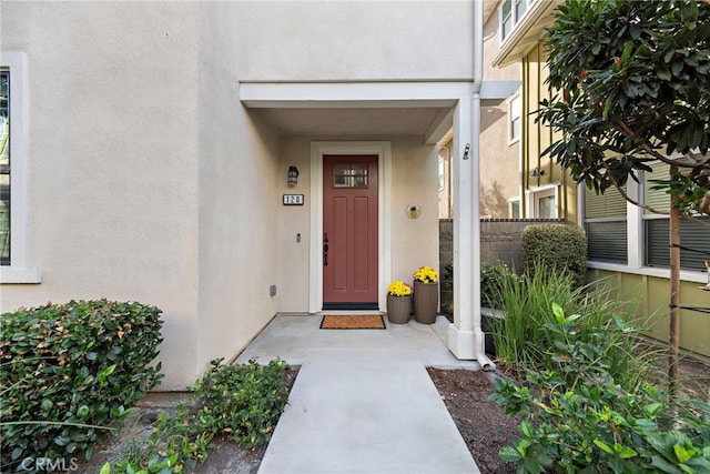 view of entrance to property