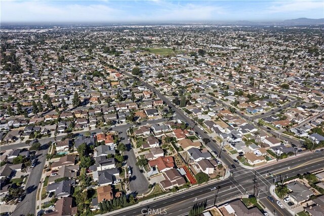 15757 Creswick Dr, La Mirada, CA 90638 - aerial overview of property's location featuring nearby suburban area