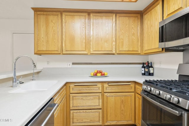 kitchen featuring sink and stainless steel appliances