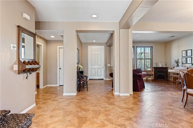 view of foyer entrance