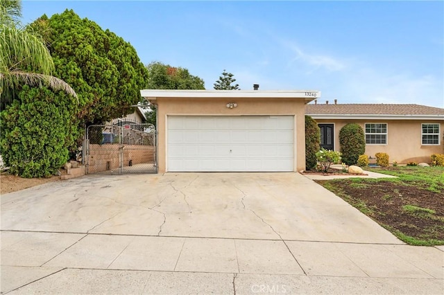 ranch-style house with a garage