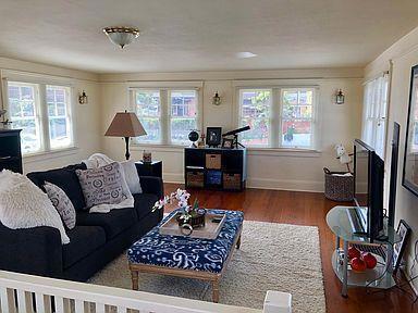 living room featuring wood-type flooring