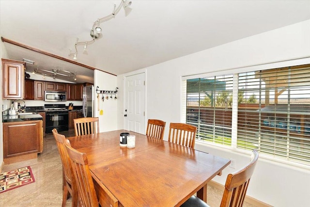 view of dining room