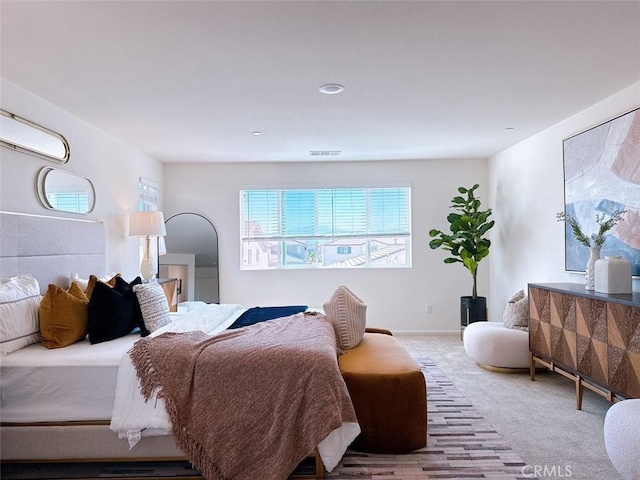 bedroom featuring carpet floors