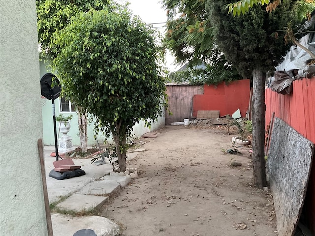 view of yard featuring a patio