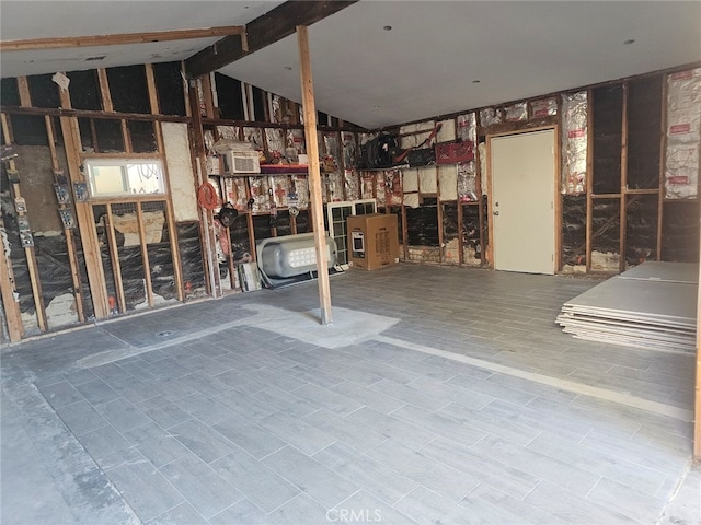 view of basement