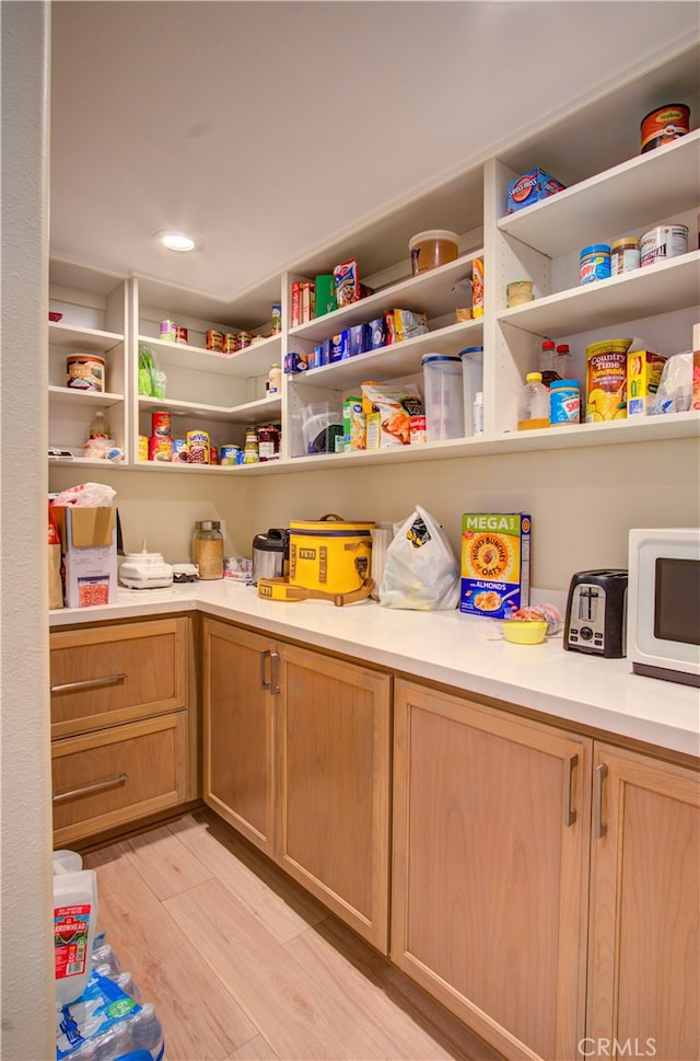 view of pantry