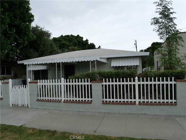 view of ranch-style house