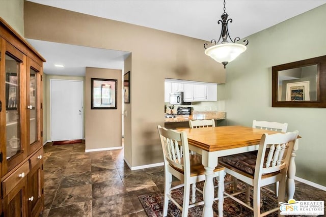 view of dining area