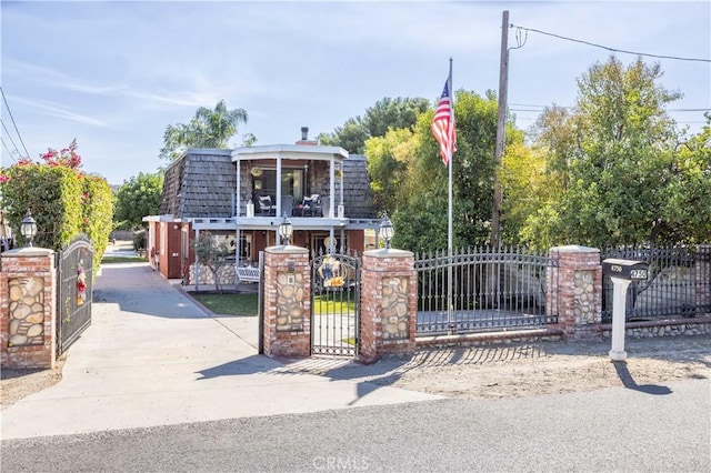 view of gate