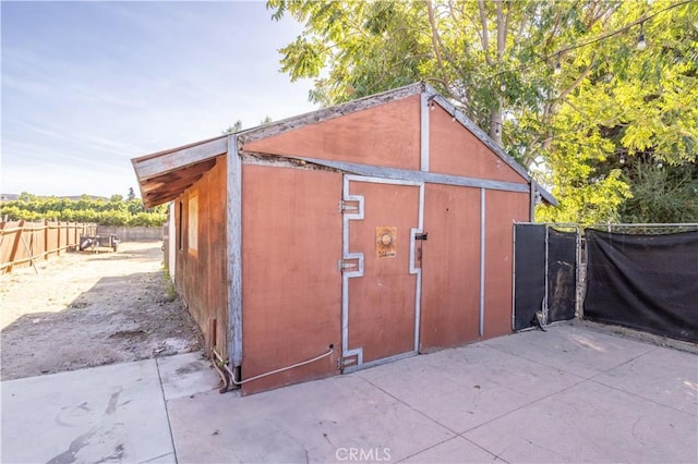 view of outbuilding