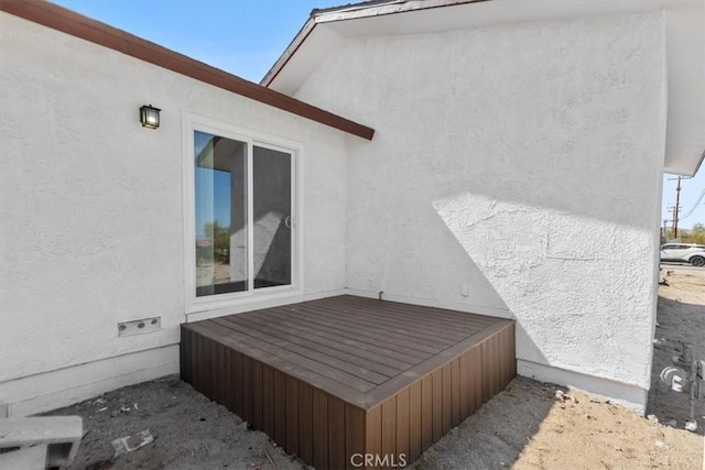 view of patio / terrace featuring a deck