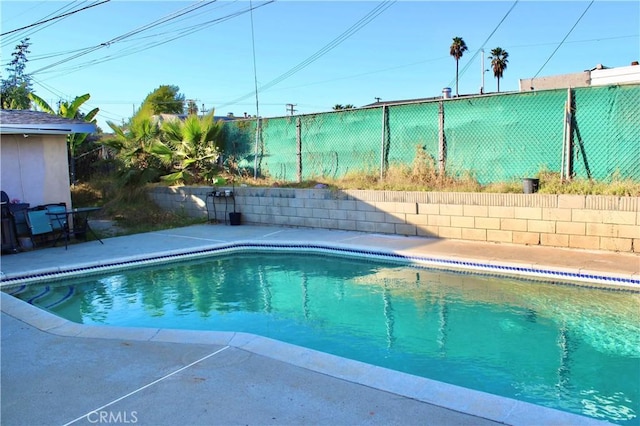 view of pool