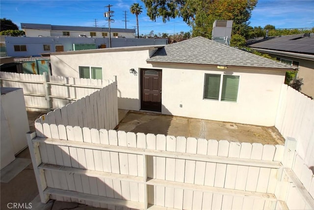 view of back of property