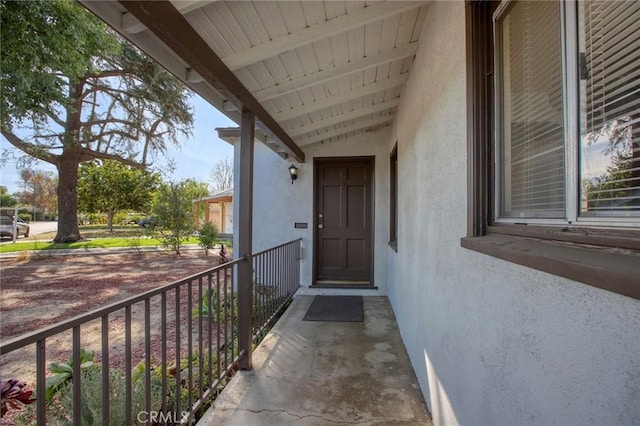 view of entrance to property