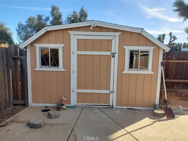 view of outbuilding