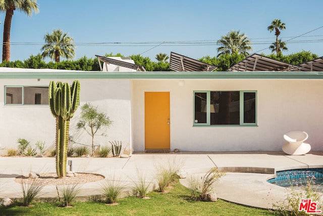 exterior space featuring a patio