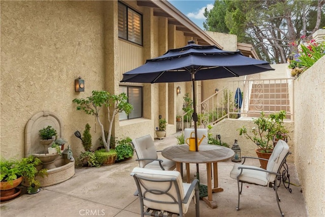 view of patio