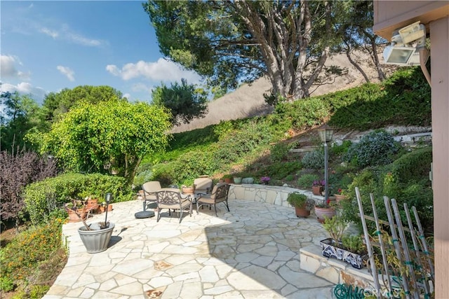 view of patio