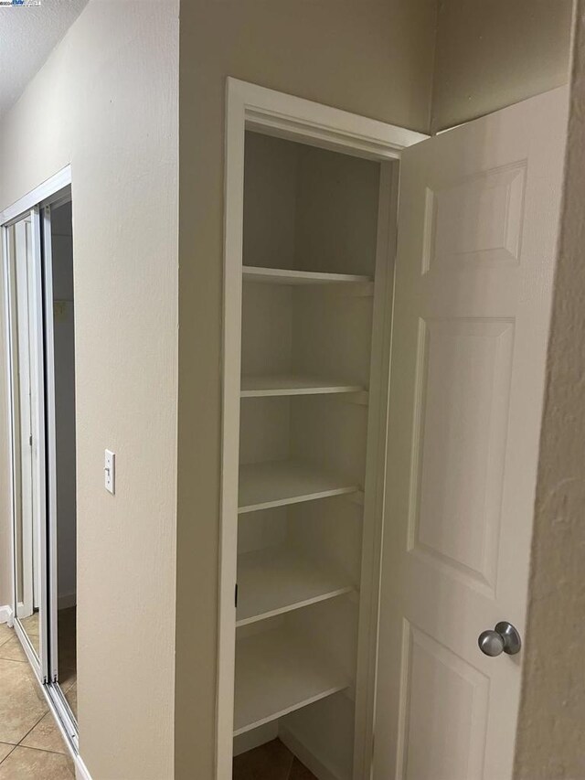 view of closet