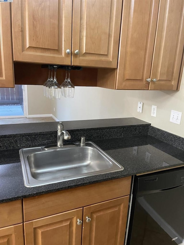 kitchen with dishwasher and sink