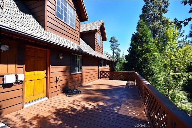 27547 W Shore Rd, Lake Arrowhead, CA 92352 - view of deck