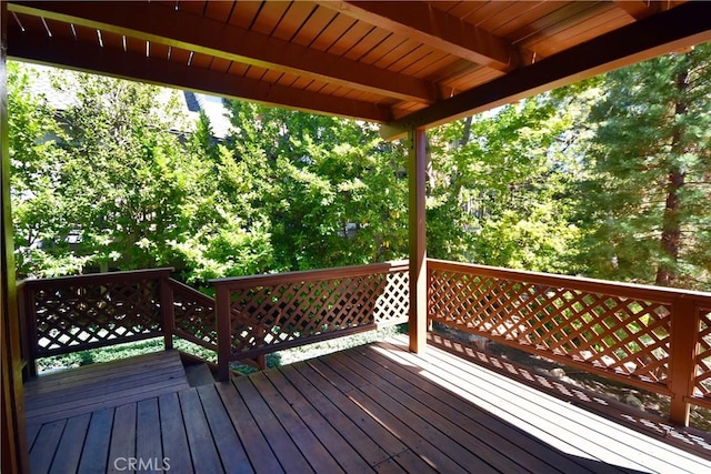 27547 W Shore Rd, Lake Arrowhead, CA 92352 - view of deck