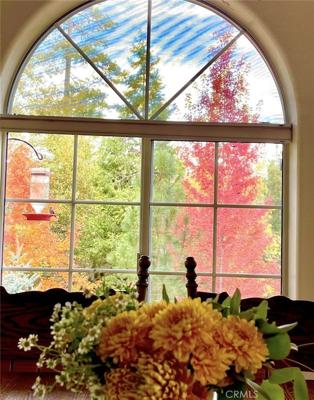 view of room details