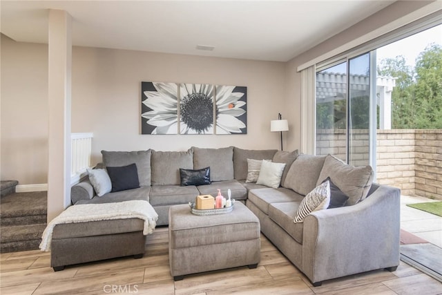 23014 Cheyenne Dr Unit 151, Valencia, CA 91354 - living room with light wood finished floors