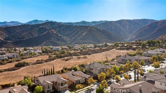 view of mountain feature