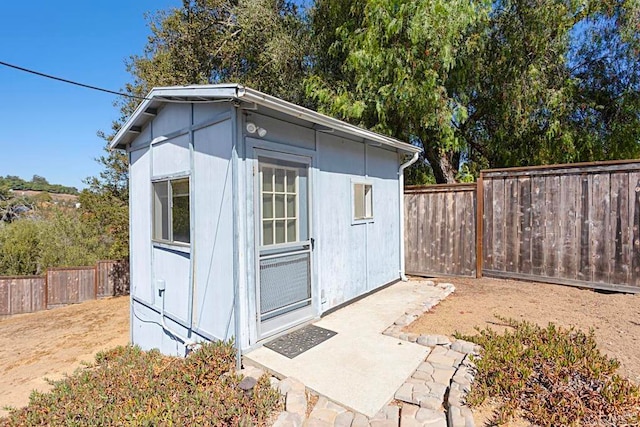 view of outbuilding