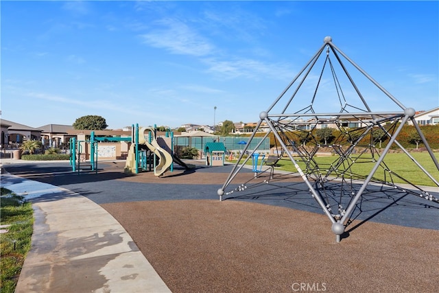 view of playground featuring a gazebo