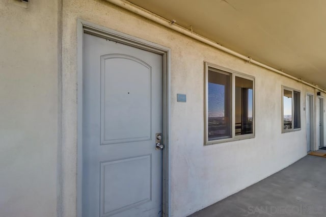 view of entrance to property