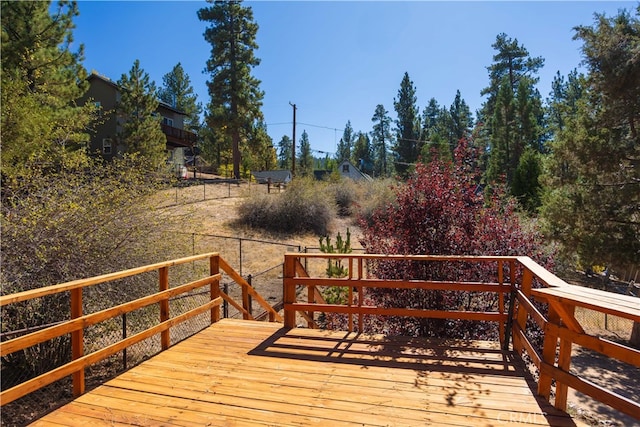 view of deck