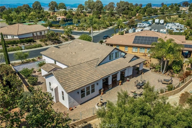 drone / aerial view featuring a residential view