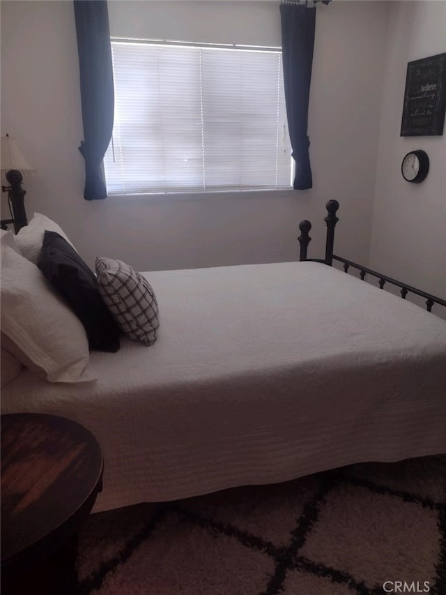 bedroom with carpet floors