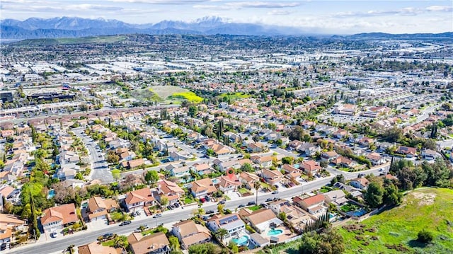 17931 Calle, Los Arboles, Rowland Heights, CA 91748 - birds eye view of property with a mountain view and a residential view