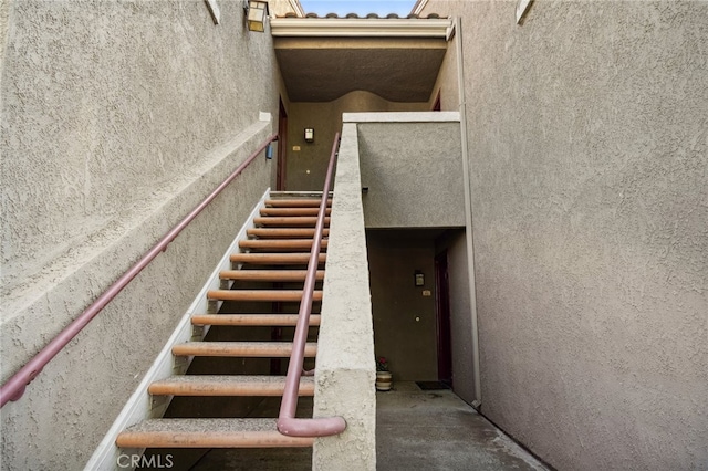 view of staircase