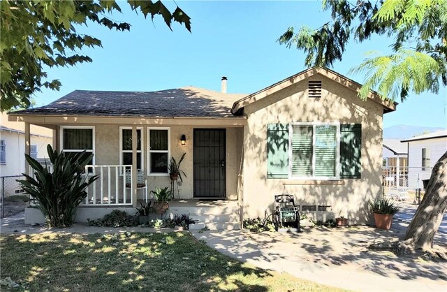 view of bungalow-style home