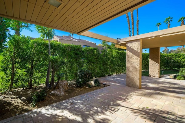 view of patio